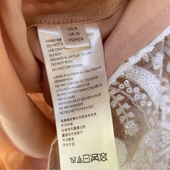 FREE PEOPLE NWT Sequin Mini Dress Size 6 - Picture 10 of 10